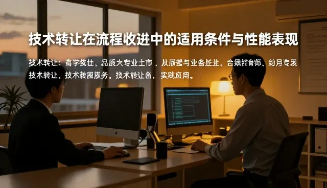 技术转让在流程改进中的适用条件与性能表现